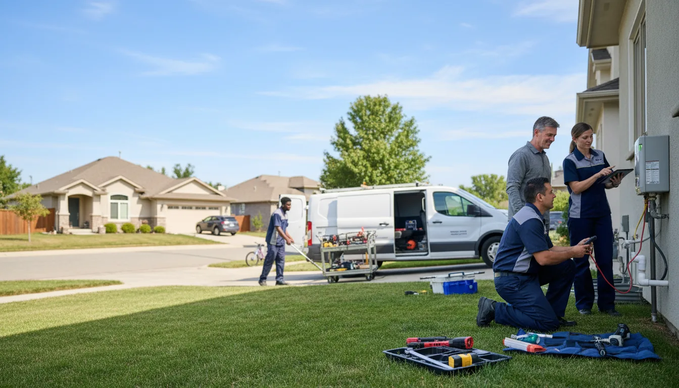Tankless water heater service in Hubbard, NE